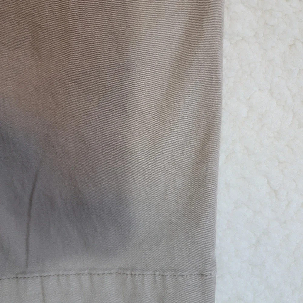 Khakis & Co Tummy Slimming Chino Pants Women 12 Tan Flexible Waist - Picture 7 of 7
